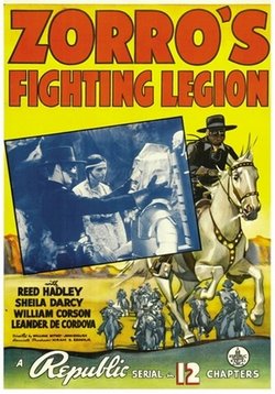 Сражающийся легион Зорро — Zorro’s Fighting Legion (1939)